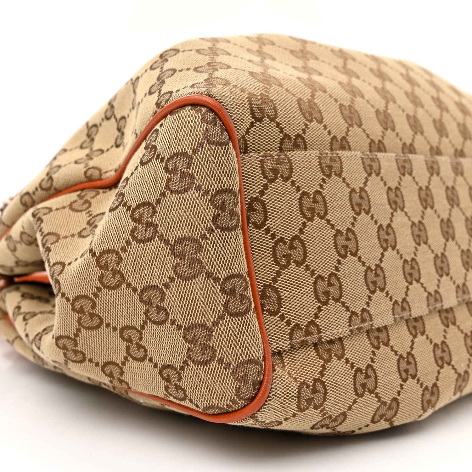Gucci Monogram Medium Sukey Tote Orange 9 of 13