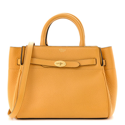 Mulberry Heavy Grain Calfskin Small Belted Bayswater Tote Deep Amber 1 of 12