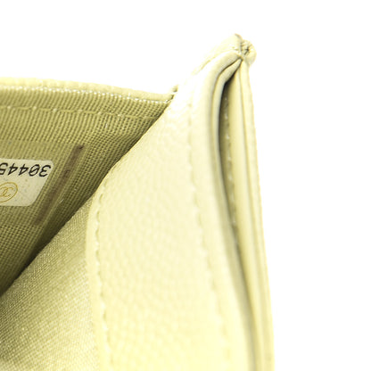 Chanel Caviar Quilted French New Wave Card Holder Light Green 8 of 10