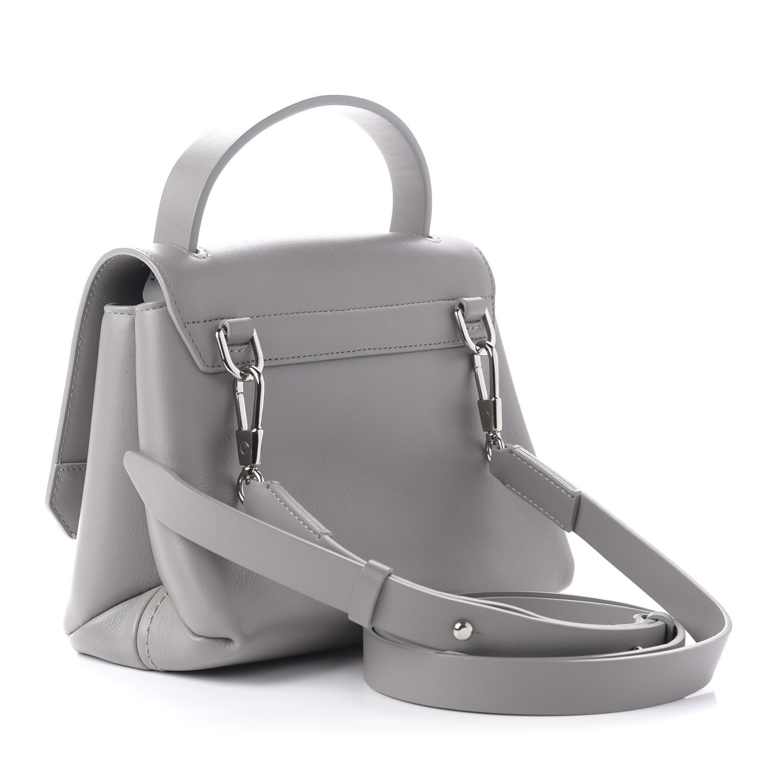 3.1 Phillip Lim 3.1 Smooth Calfskin Mini Alix Top Handle Satchel Cement 3 of 9