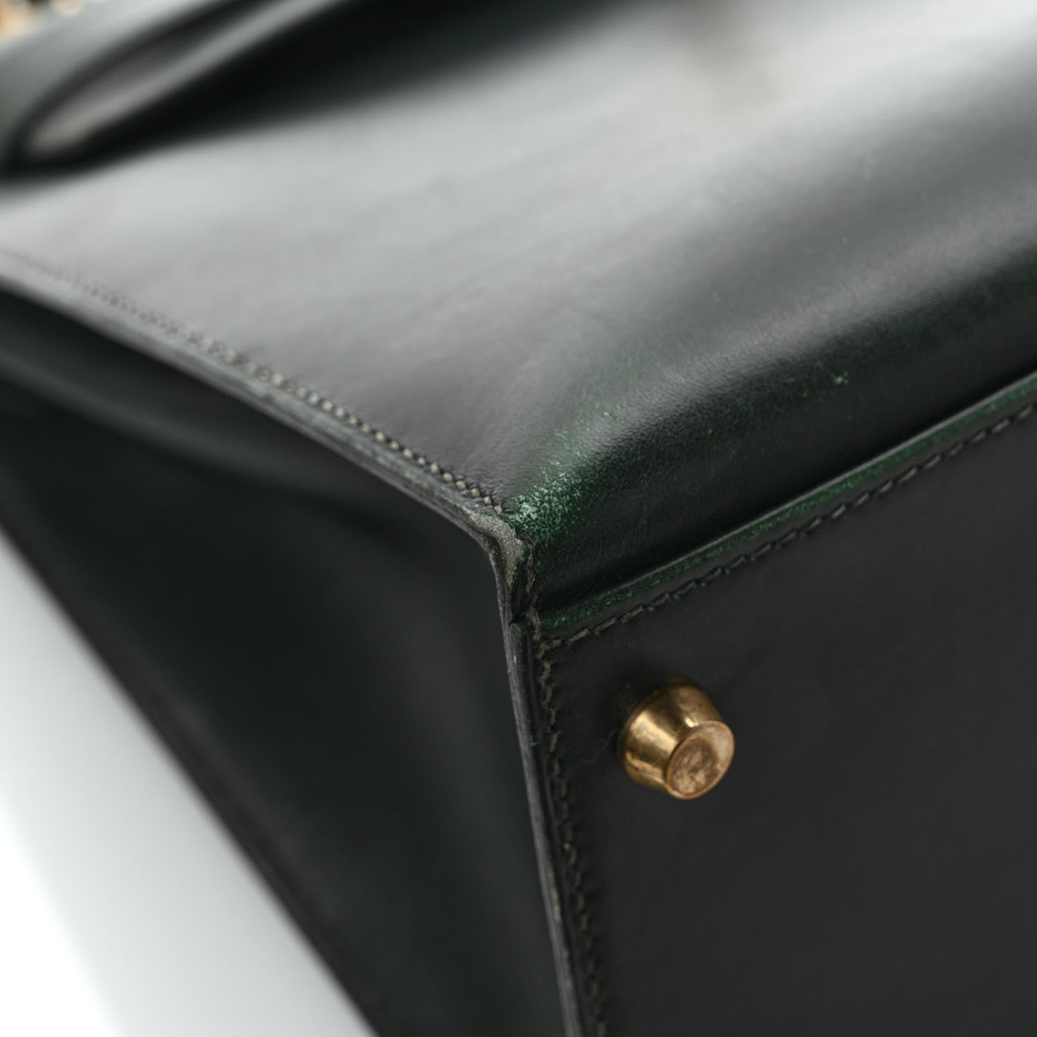 Hermes Box Kelly Sellier 32 Vert Fonce 11 of 13