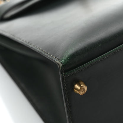 Hermes Box Kelly Sellier 32 Vert Fonce 11 of 13
