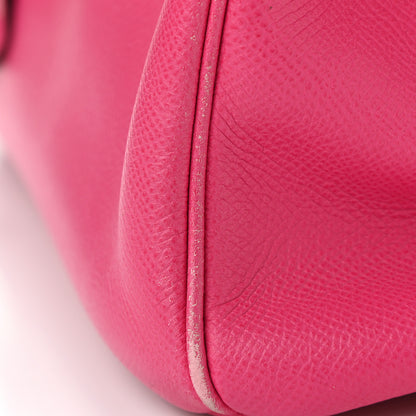 Hermes Epsom Candy Birkin 30 Rose Tyrien Rubis 20 of 21