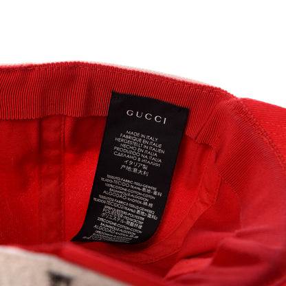 Gucci Gabardine Headband Baseball Hat L Red 8 of 9