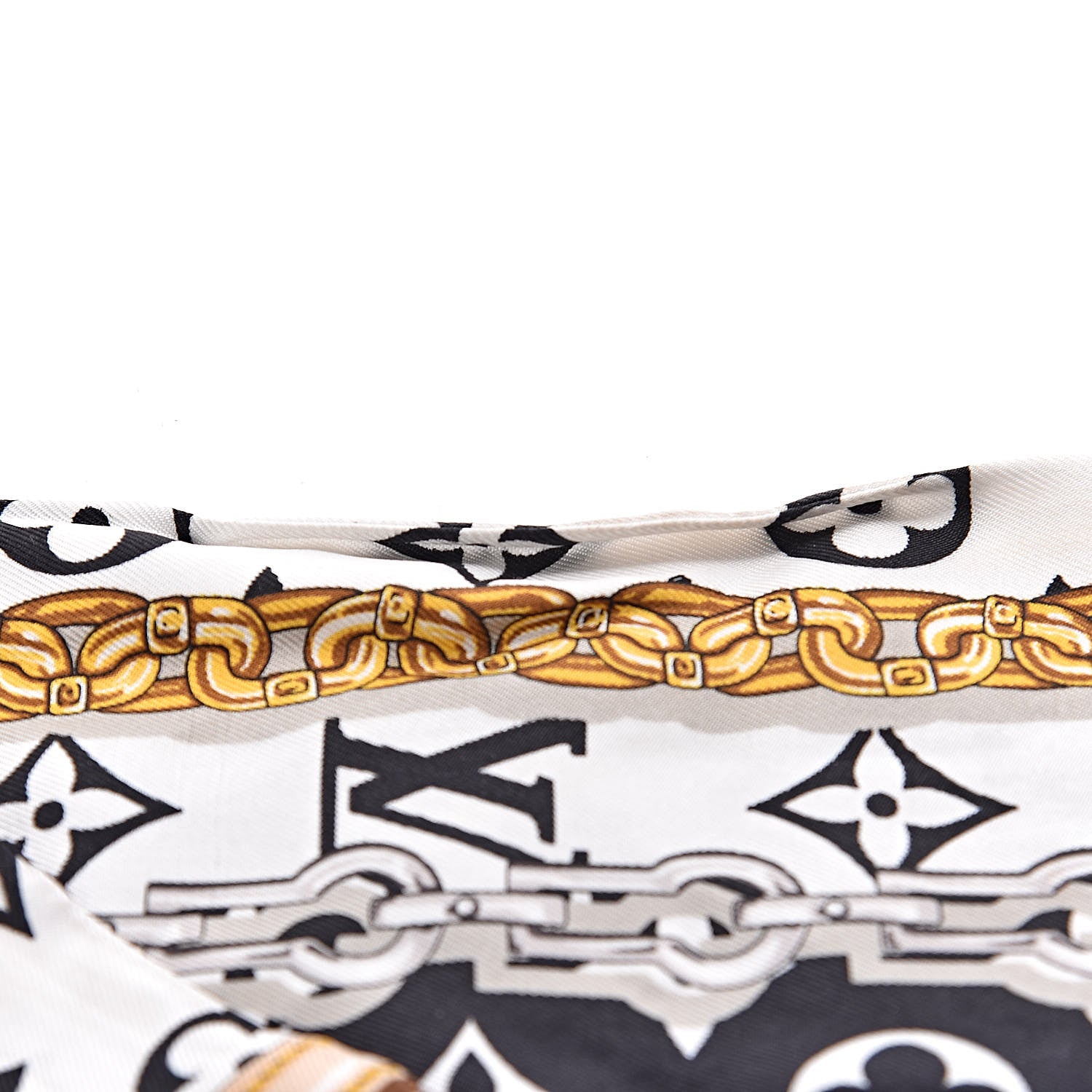 Louis Vuitton Silk Monogram Confidential Bandeau Black 5 of 5