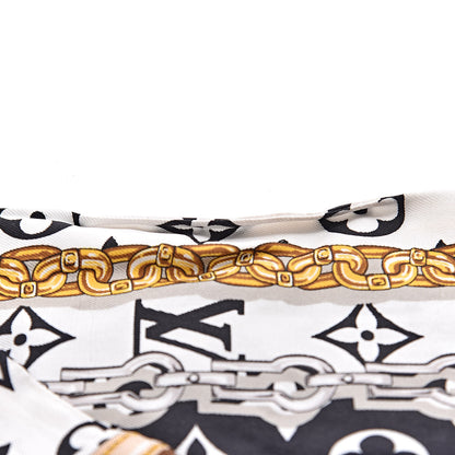 Louis Vuitton Silk Monogram Confidential Bandeau Black 5 of 5