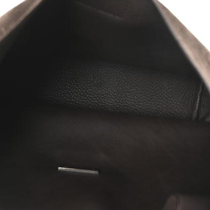 Salvatore Ferragamo Calfskin Suede Medium Archivo Gancio Hobo Testa di Moro 6 of 11