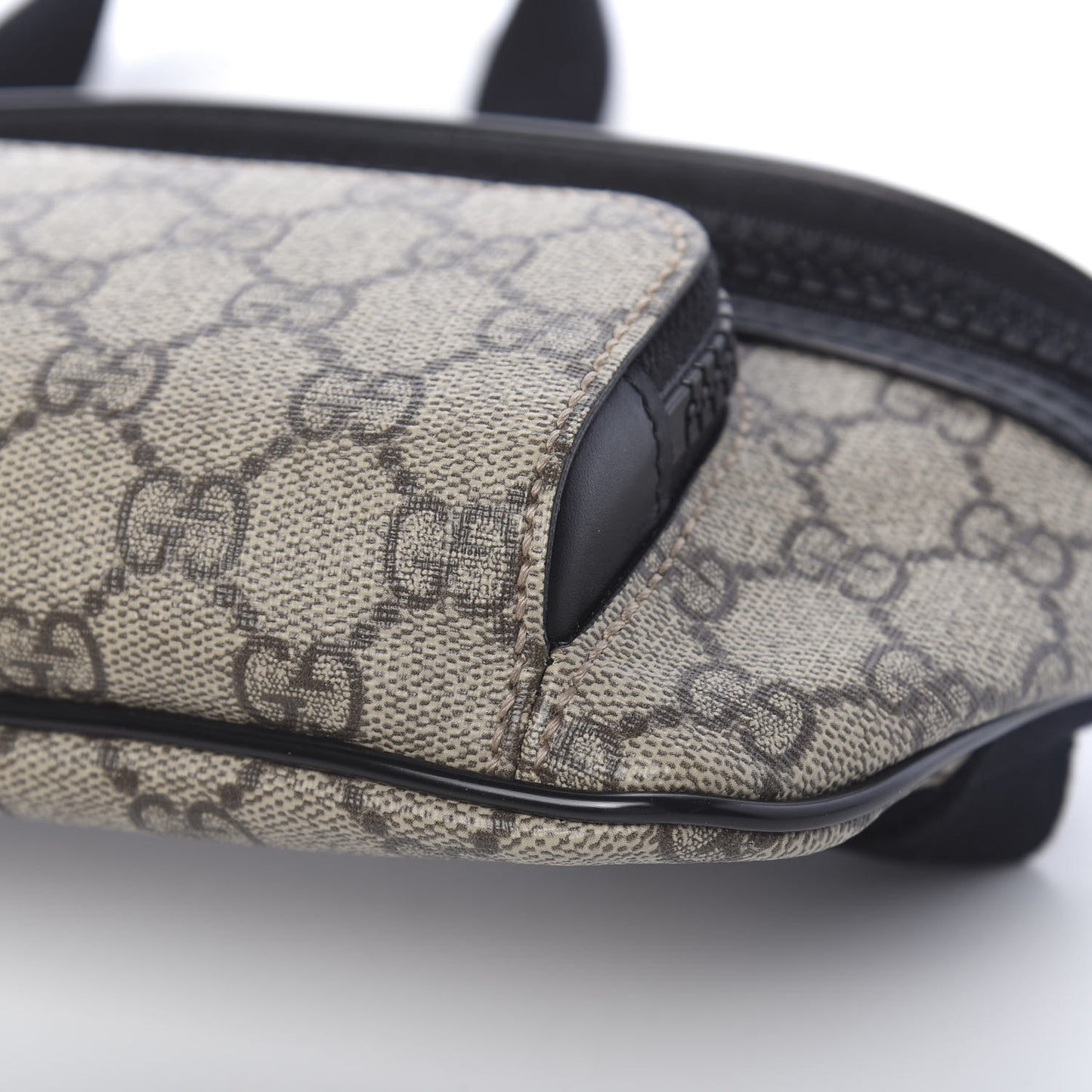 GG Supreme Monogram Belt Bag Black
