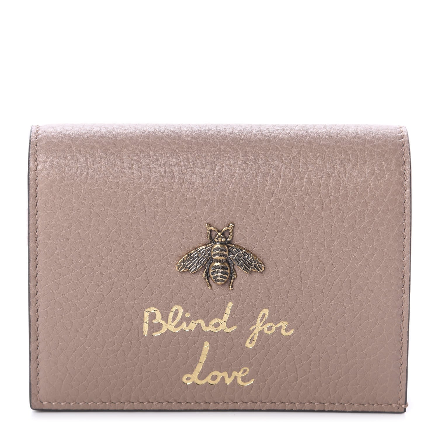 Gucci Cellarius Calfskin Blind for Love Card Case Wallet Perfect Pink 1 of 5