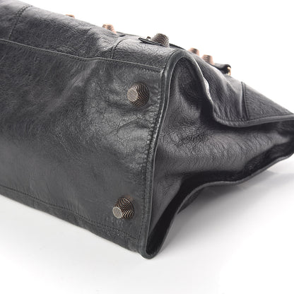 Balenciaga Agneau Giant 21 Rose Gold Hardware Work Black 12 of 14