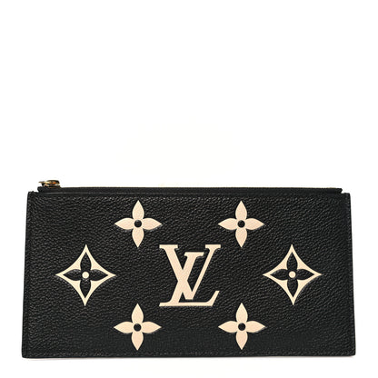 Louis Vuitton Empreinte Monogram Giant Crafty Pochette Felicie Zippered Insert Black 1 of 7