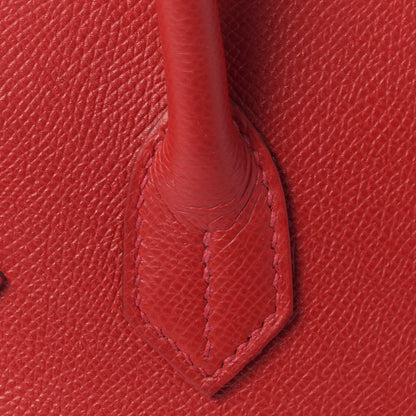 Hermes Epsom Birkin 30 Rouge Casaque 10 of 27