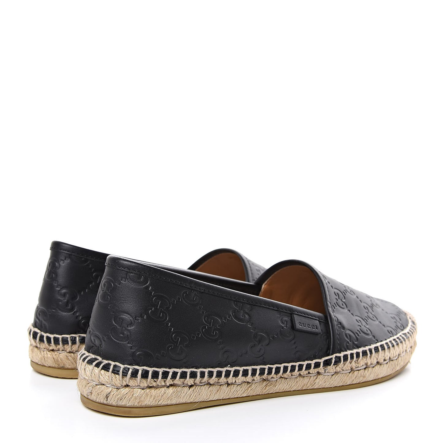Guccissima Signature Espadrilles 40 Black