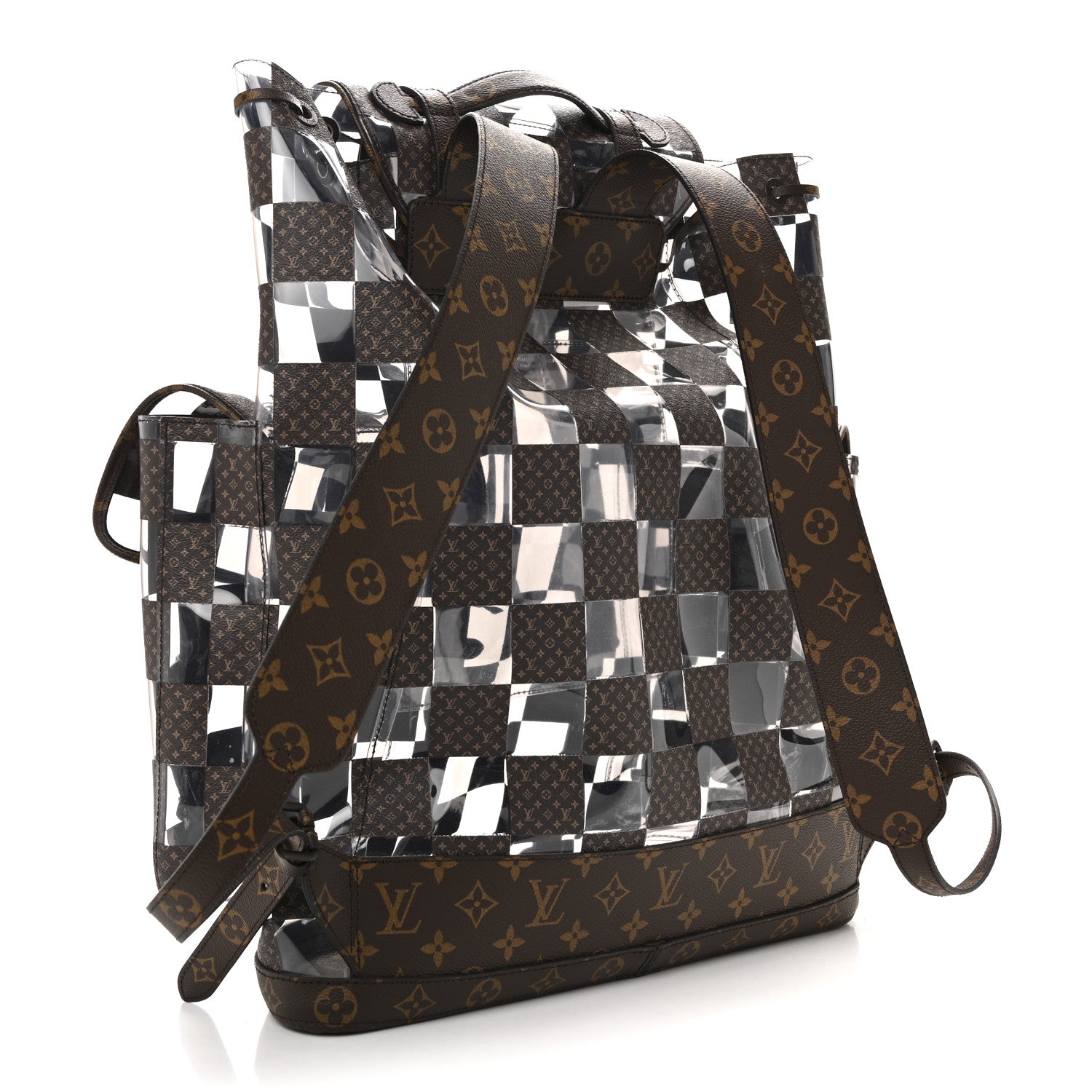Louis Vuitton PVC Monogram Chess Christopher Backpack MM 3 of 10