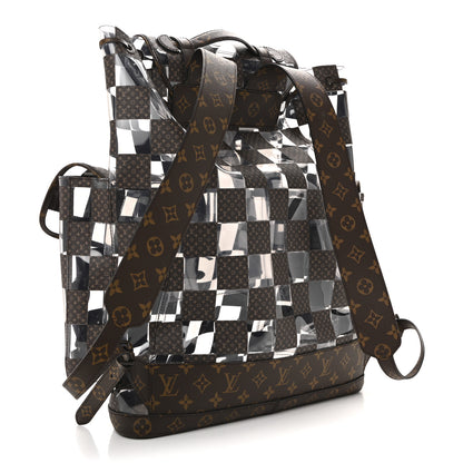 Louis Vuitton PVC Monogram Chess Christopher Backpack MM 3 of 10