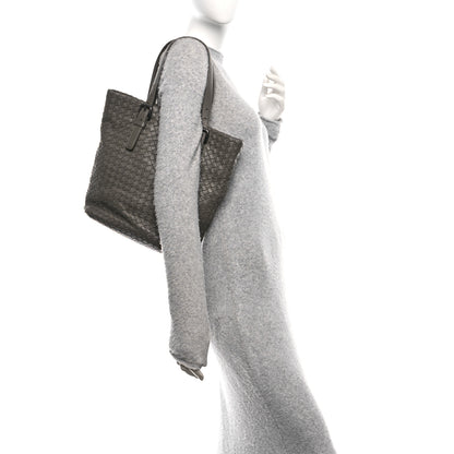 Bottega Veneta Nappa Intrecciato Small Seamless Tote  Grey 2 of 10