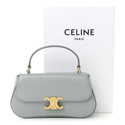 Celine Shiny Calfskin Teen Lola Bag Ice Blue 10 of 10