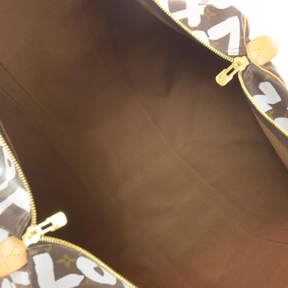 Louis Vuitton Graffiti Keepall 50 Silver 6 of 6