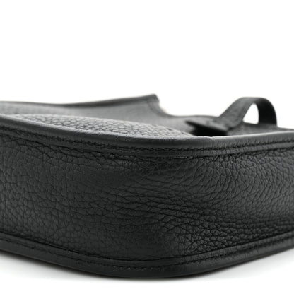 Hermes Taurillon Clemence Evelyne TPM Black 10 of 11