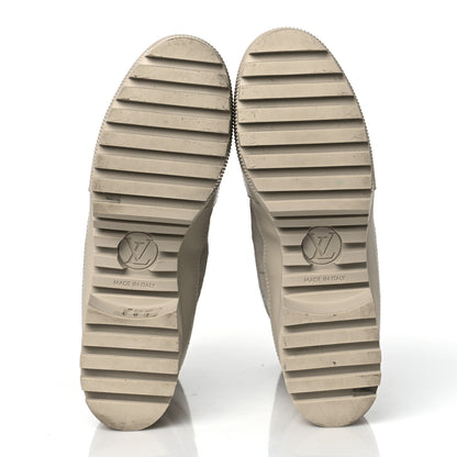 Louis Vuitton Suede Calfskin Jacquard Since 1854 Laureate Platform Desert Boots 39.5 Beige 5 of 7