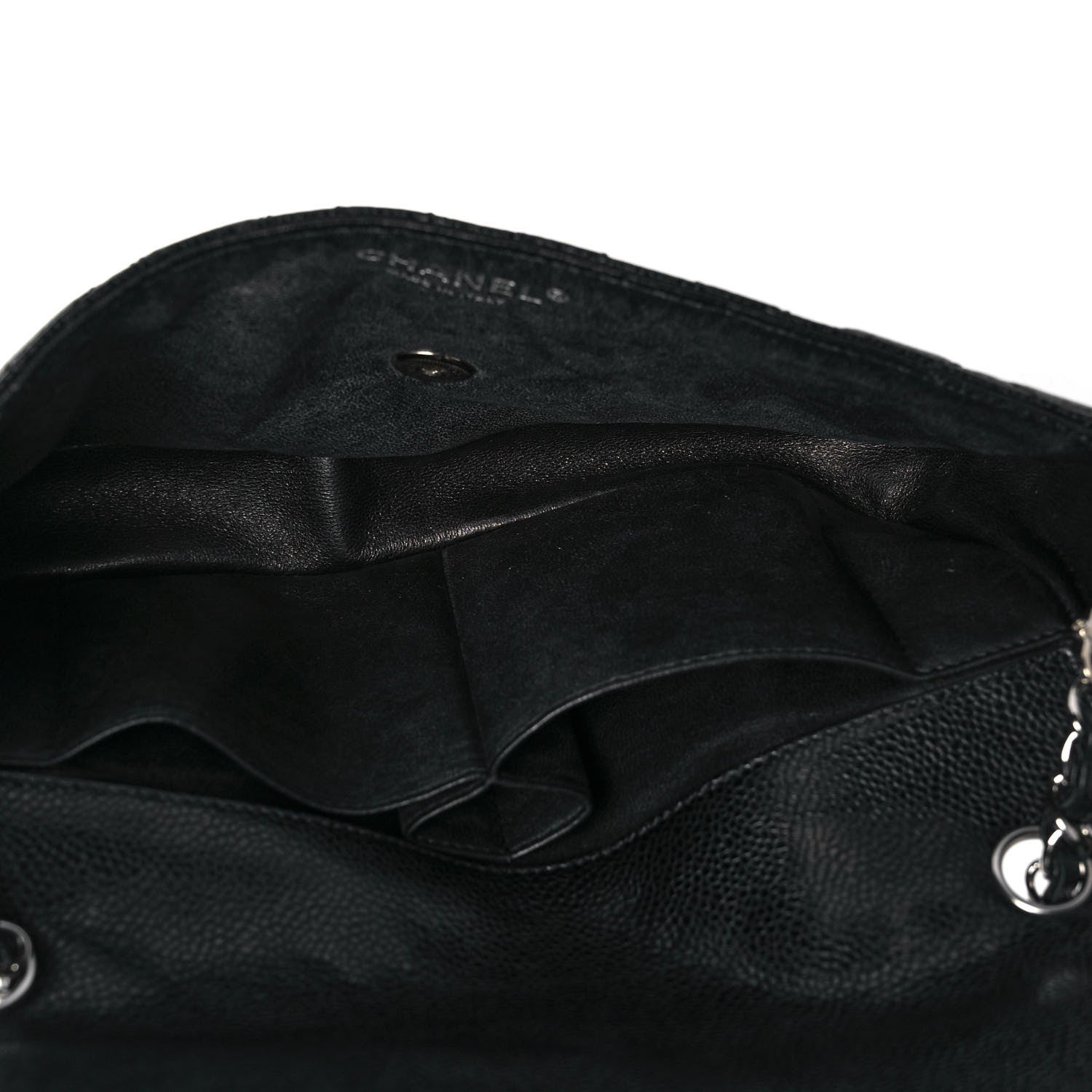 Chanel Caviar Quilted East West Flap Black 5 of 10