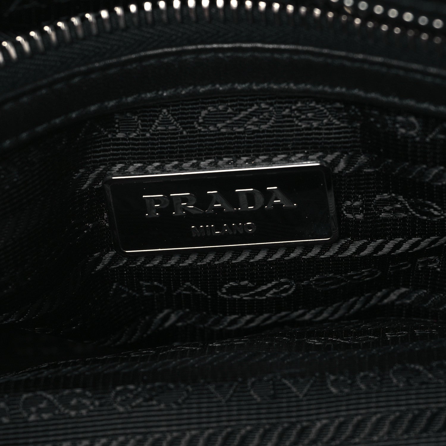Prada Tessuto Nylon Gaufre Shopping Satchel Black 6 of 11