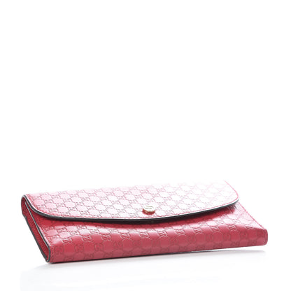 Gucci Microguccissima Interlocking G Continental Wallet Red 4 of 10