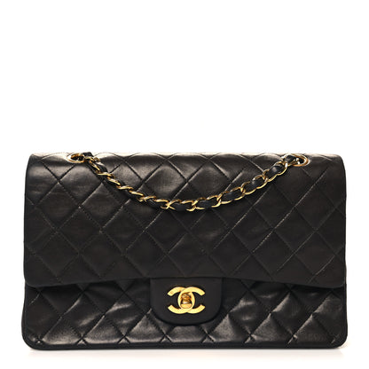 Chanel Lambskin Quilted Medium Double Flap Black 1 of 12