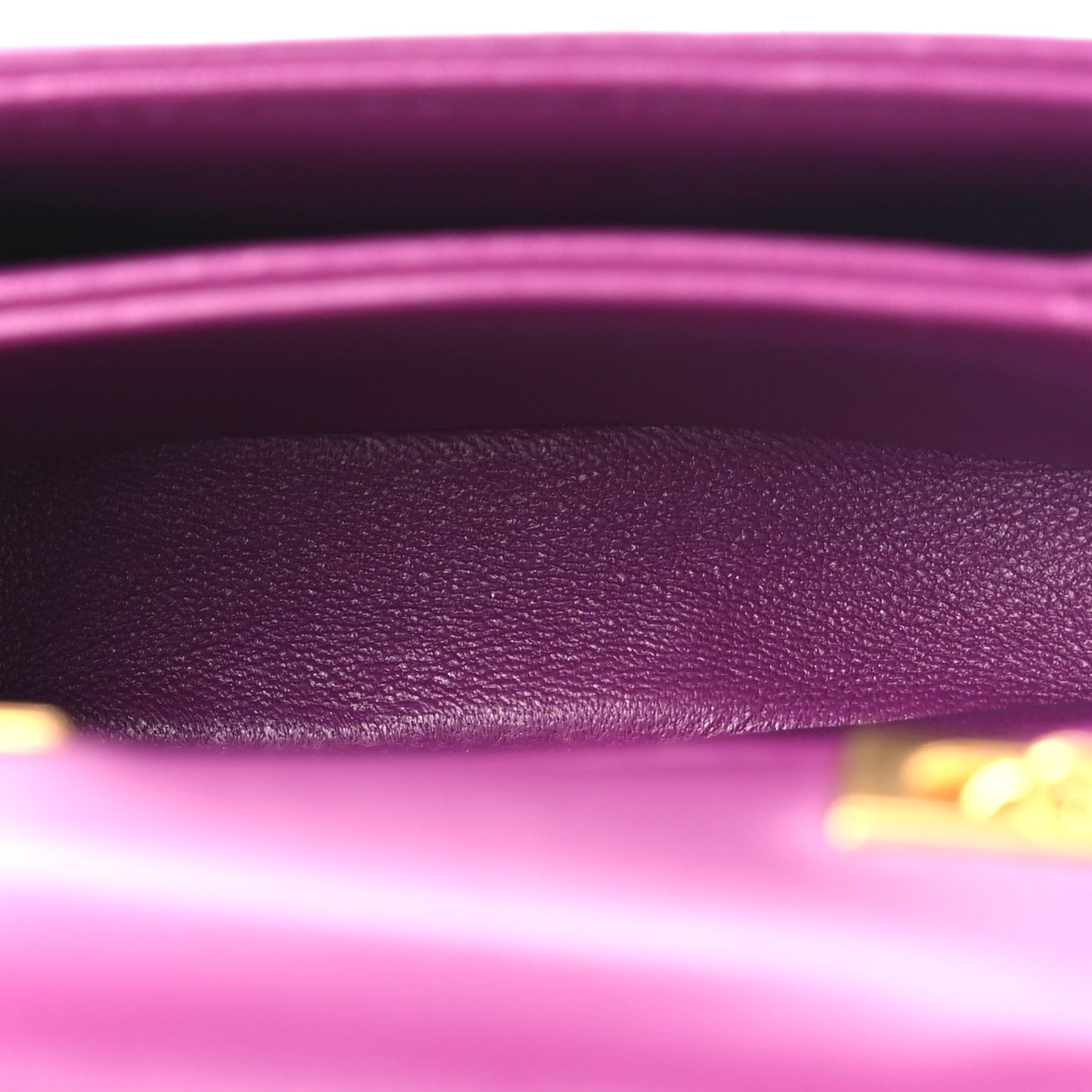 Nappa Micro One Stud Chain Bag Prune