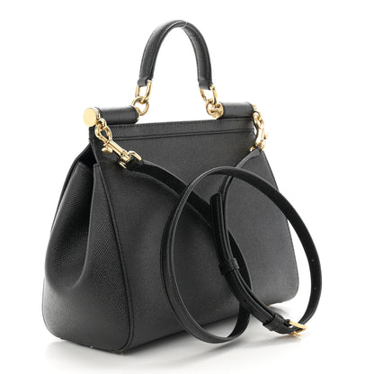 Dolce & Gabbana Dauphine Medium Miss Sicily Satchel Black 3 of 8