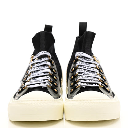 Christian Dior Technical Mesh Cannage Womens Walk'n Dior High Top Sneakers 36 Black 2 of 8