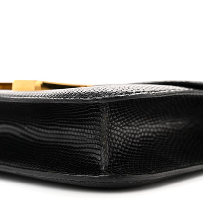 Hermes Lizard Constance 24 Black 9 of 19