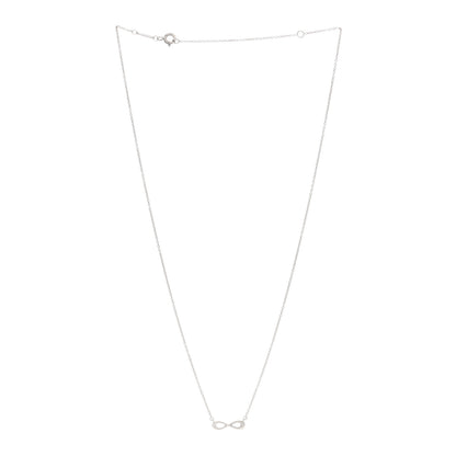 Tiffany Sterling Silver Mini Infinity Pendant Necklace 3 of 4