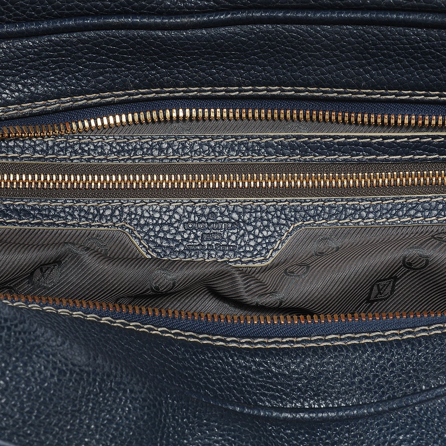 Tobago Leather Carryall Blue