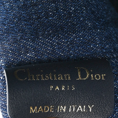 Christian Dior Denim Jacquard Oblique Medium Toujours Blue 8 of 13