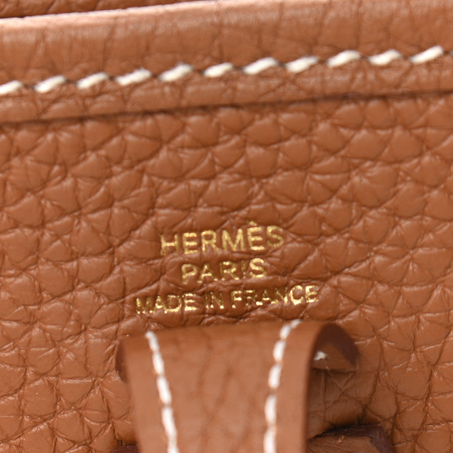 Hermes Taurillon Clemence Evelyne TPM Gold 7 of 11
