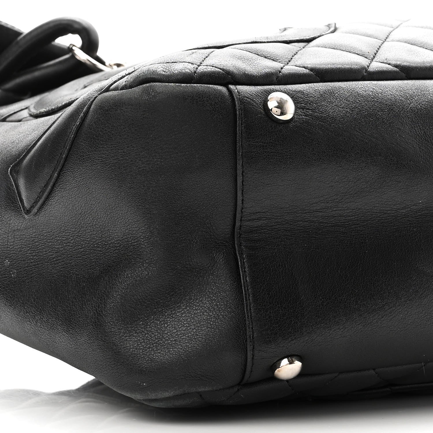 Chanel Calfskin Quilted Large Cambon Flap Black 9 of 11