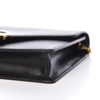 Fendi Vitello Liberty Lucido F is Fendi Medium Envelope Wallet on Chain Black 9 of 11
