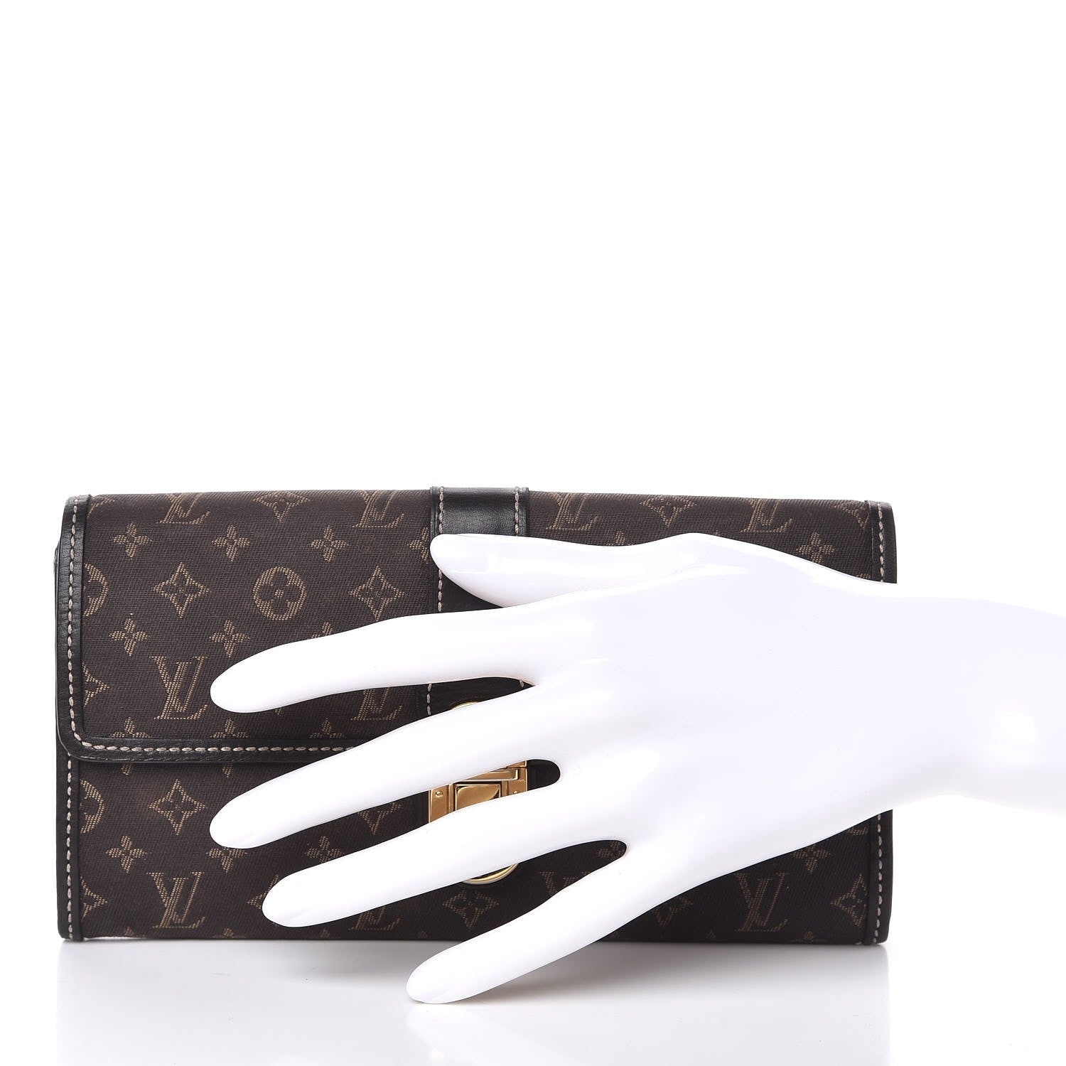 Louis Vuitton Monogram Idylle Sarah Wallet Fusain 2 of 8