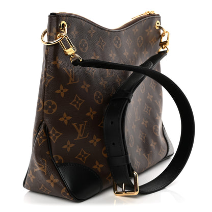 Louis Vuitton Monogram Odeon MM Black 3 of 9