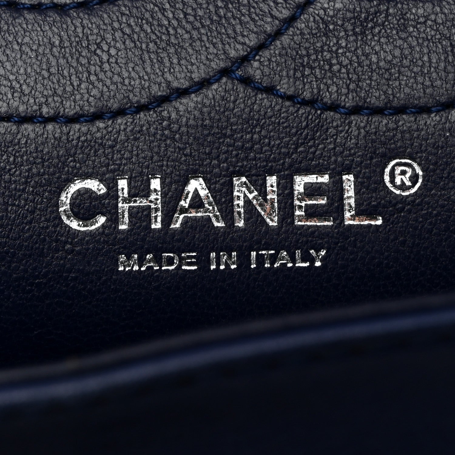 Chanel Distressed Patent Quilted 2.55 Reissue 227 Flap Dark Blue 6 of 13