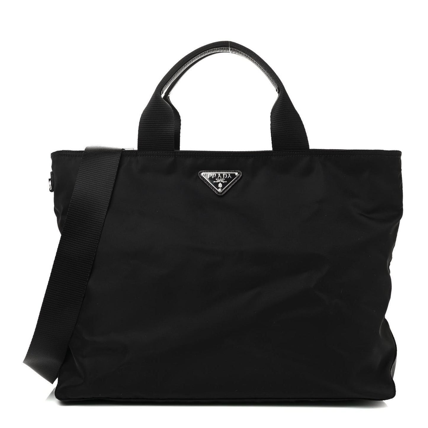 Nylon Vela Tote Black