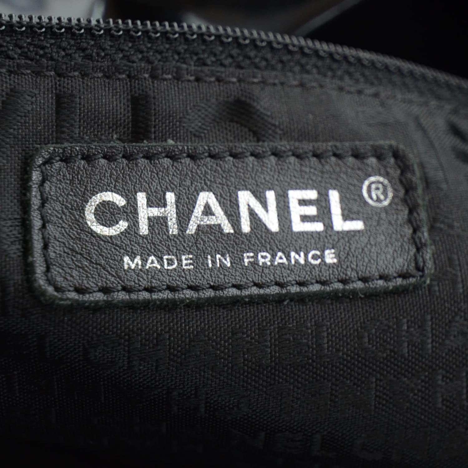 Chanel Vinyl XL Coco Cabas Black 9 of 12
