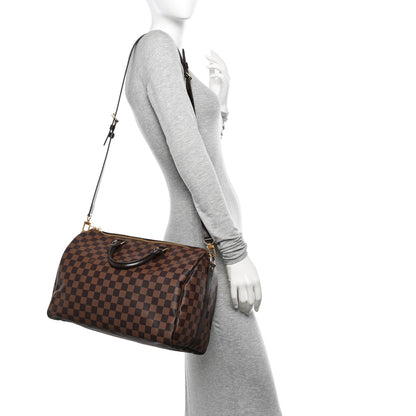 Louis Vuitton Damier Ebene Speedy Bandouliere 35 2 of 10
