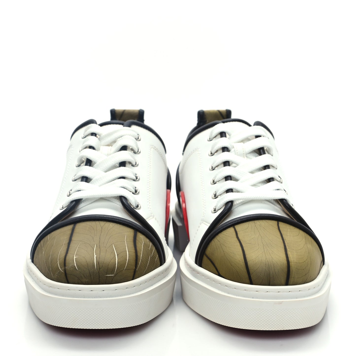 Calfskin Mens Adolon Junior Low Top Sneaker 42 White Kaki
