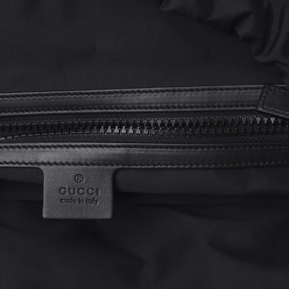 Gucci X DAPPER DAN Calfskin Laminated Ayers GG Micro Monogram Double Buckle Backpack Black Gold 5 of 19