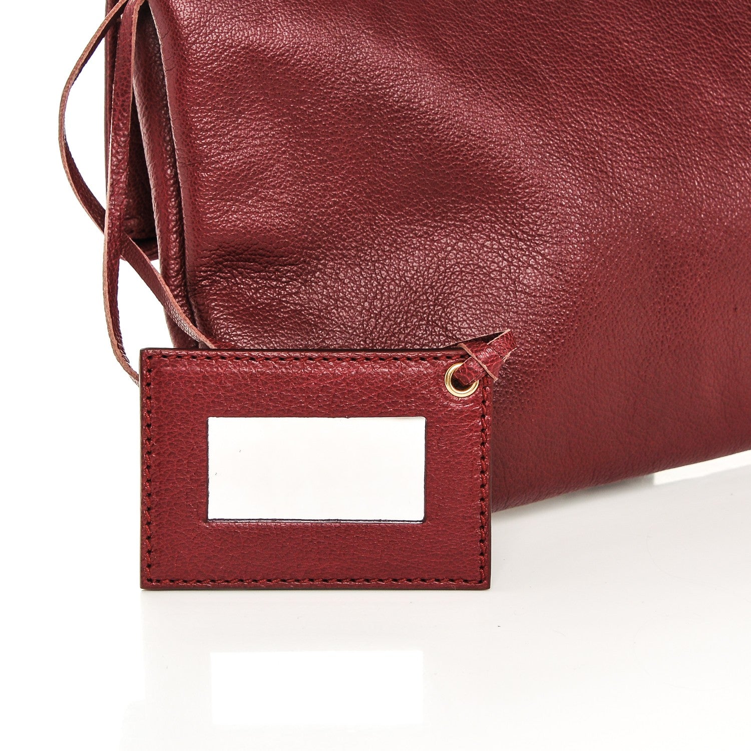 Balenciaga Chevre Hamilton Giant 12 Gold Hardware Envelope Clutch Bordeaux 8 of 9