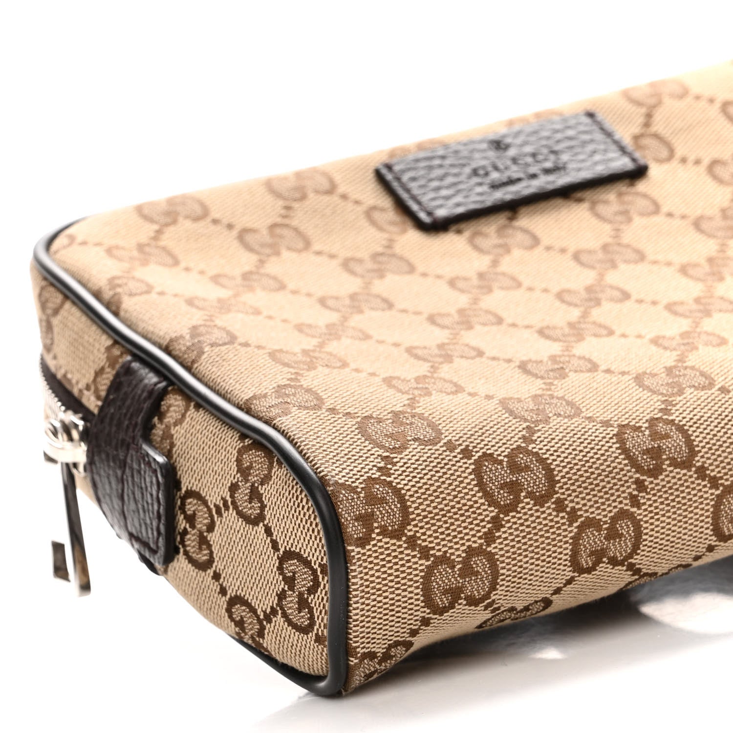 Gucci Monogram Belt Bag Dark Brown 8 of 9