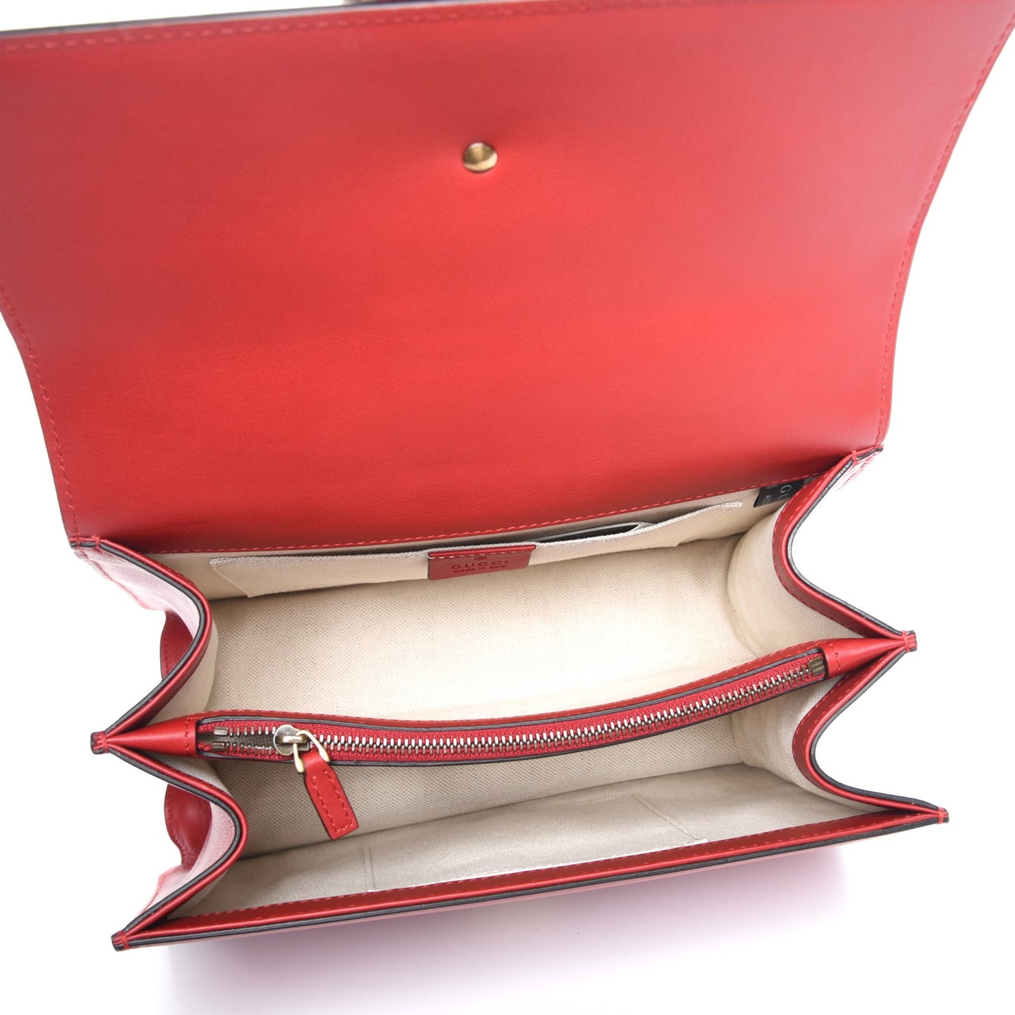 Calfskin Bamboo Web Medium Dionysus Top Handle Bag Red White Blue