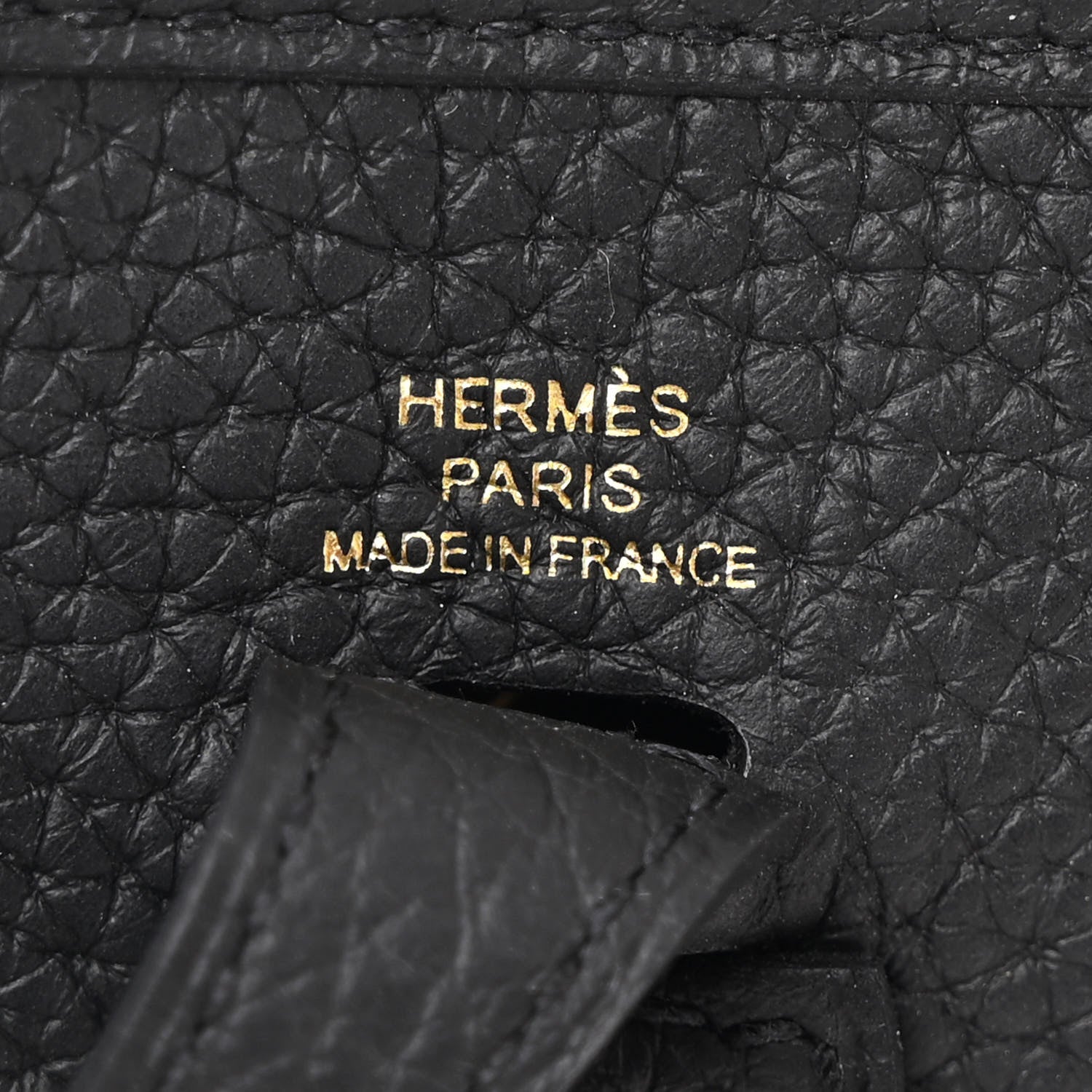Hermes Taurillon Clemence Evelyne TPM Black 6 of 11